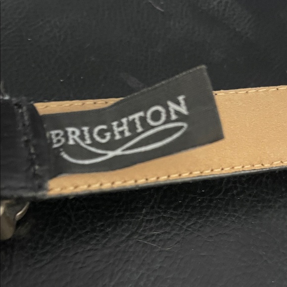 Brighton Black Leather Belt with Heart Buckle - Picture 4 of 5